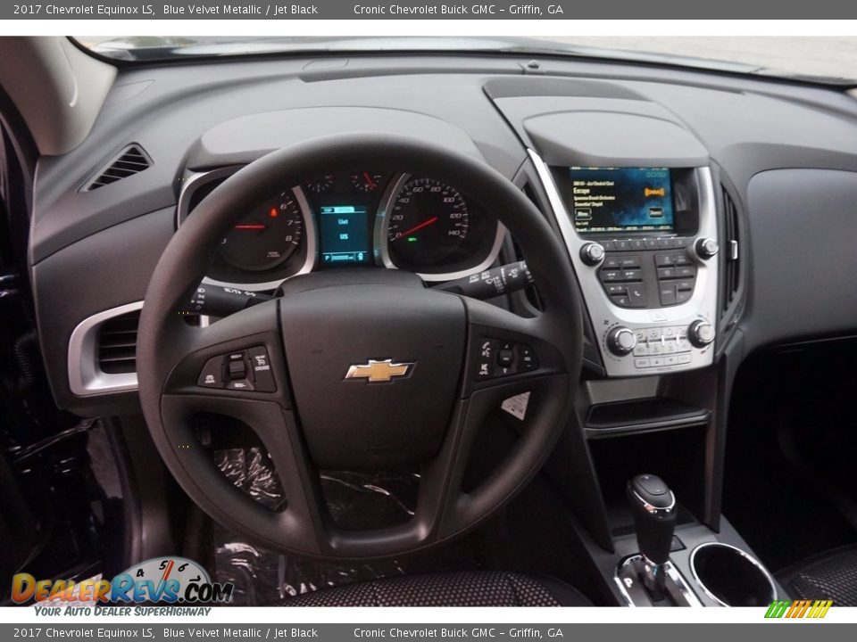 2017 Chevrolet Equinox LS Blue Velvet Metallic / Jet Black Photo #10