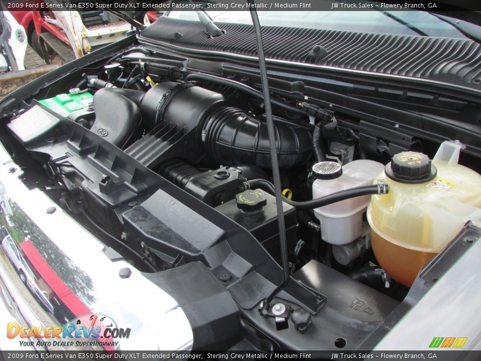 2009 Ford E Series Van E350 Super Duty XLT Extended Passenger Sterling Grey Metallic / Medium Flint Photo #13