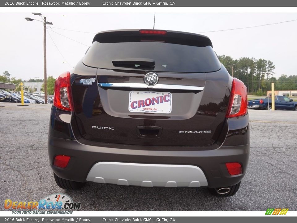 2016 Buick Encore Rosewood Metallic / Ebony Photo #6