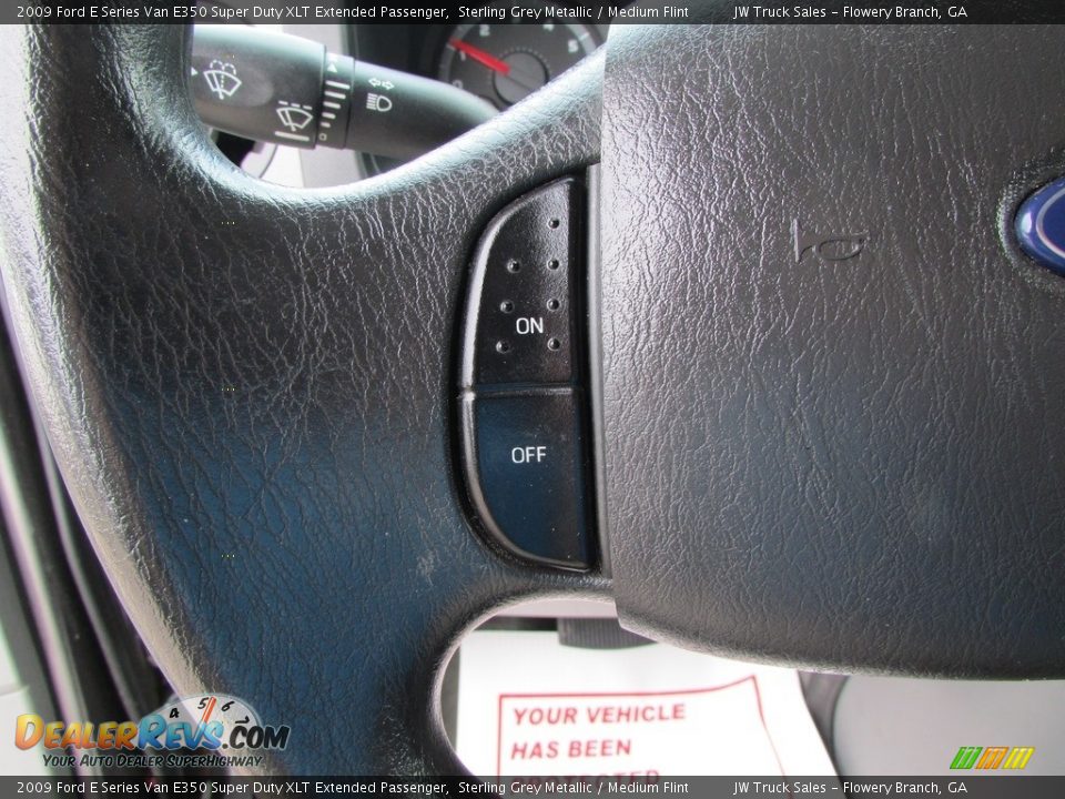 2009 Ford E Series Van E350 Super Duty XLT Extended Passenger Sterling Grey Metallic / Medium Flint Photo #21