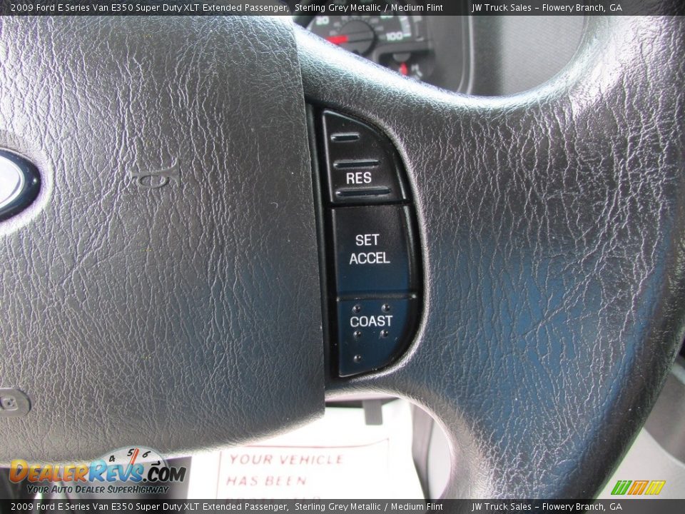 2009 Ford E Series Van E350 Super Duty XLT Extended Passenger Sterling Grey Metallic / Medium Flint Photo #22