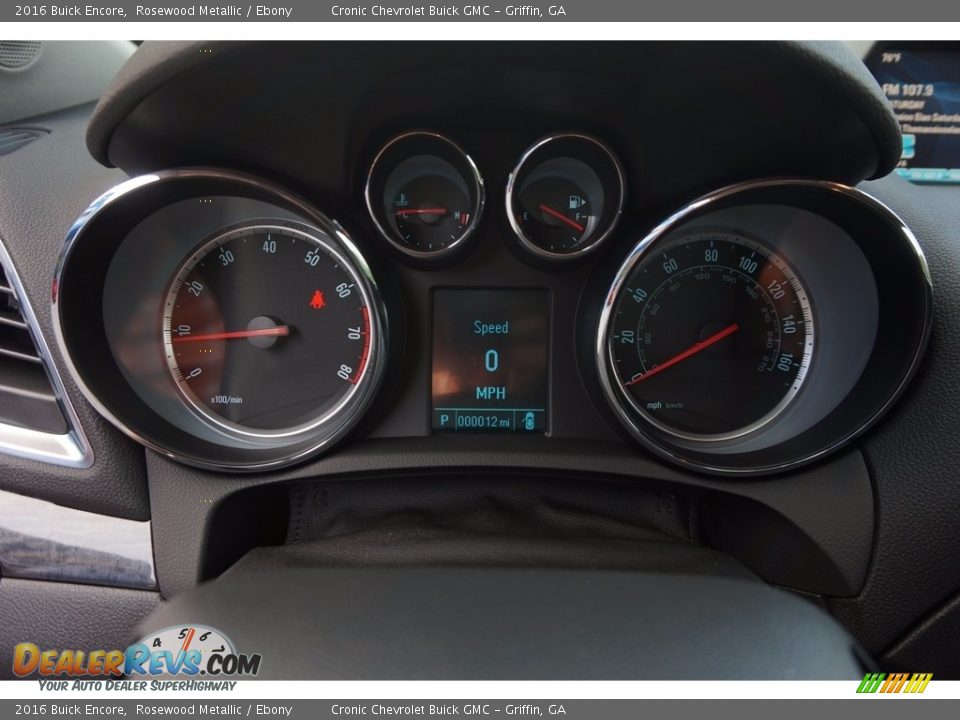 2016 Buick Encore Rosewood Metallic / Ebony Photo #13