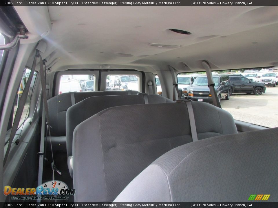2009 Ford E Series Van E350 Super Duty XLT Extended Passenger Sterling Grey Metallic / Medium Flint Photo #34