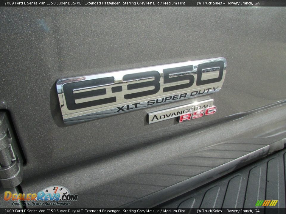 2009 Ford E Series Van E350 Super Duty XLT Extended Passenger Sterling Grey Metallic / Medium Flint Photo #36