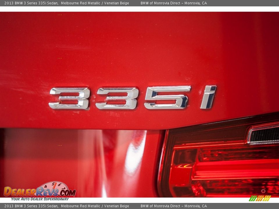 2013 BMW 3 Series 335i Sedan Melbourne Red Metallic / Venetian Beige Photo #6
