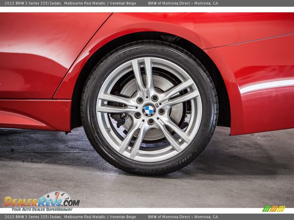 2013 BMW 3 Series 335i Sedan Melbourne Red Metallic / Venetian Beige Photo #7