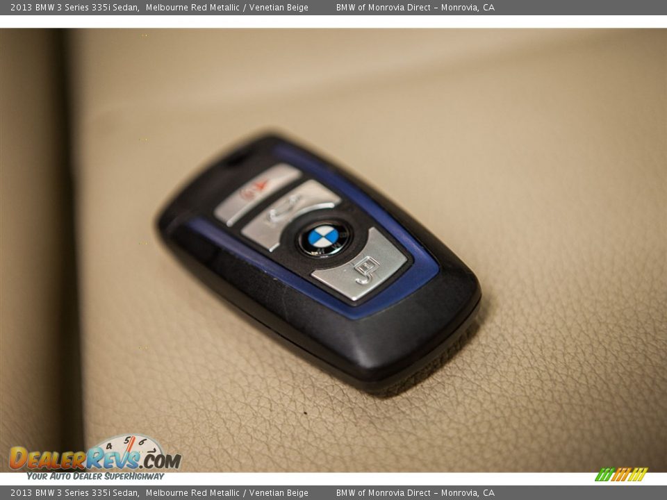 2013 BMW 3 Series 335i Sedan Melbourne Red Metallic / Venetian Beige Photo #10