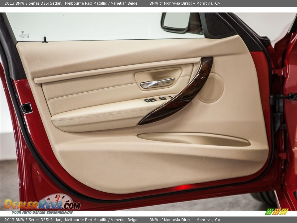 2013 BMW 3 Series 335i Sedan Melbourne Red Metallic / Venetian Beige Photo #21