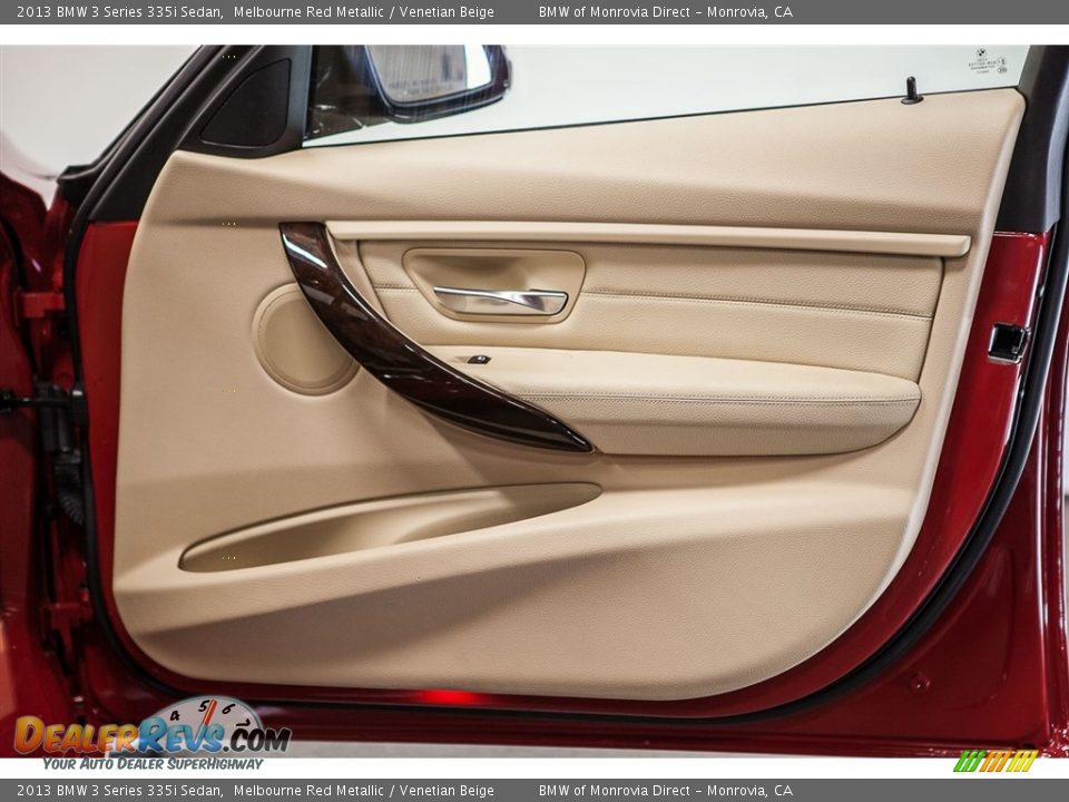 2013 BMW 3 Series 335i Sedan Melbourne Red Metallic / Venetian Beige Photo #24