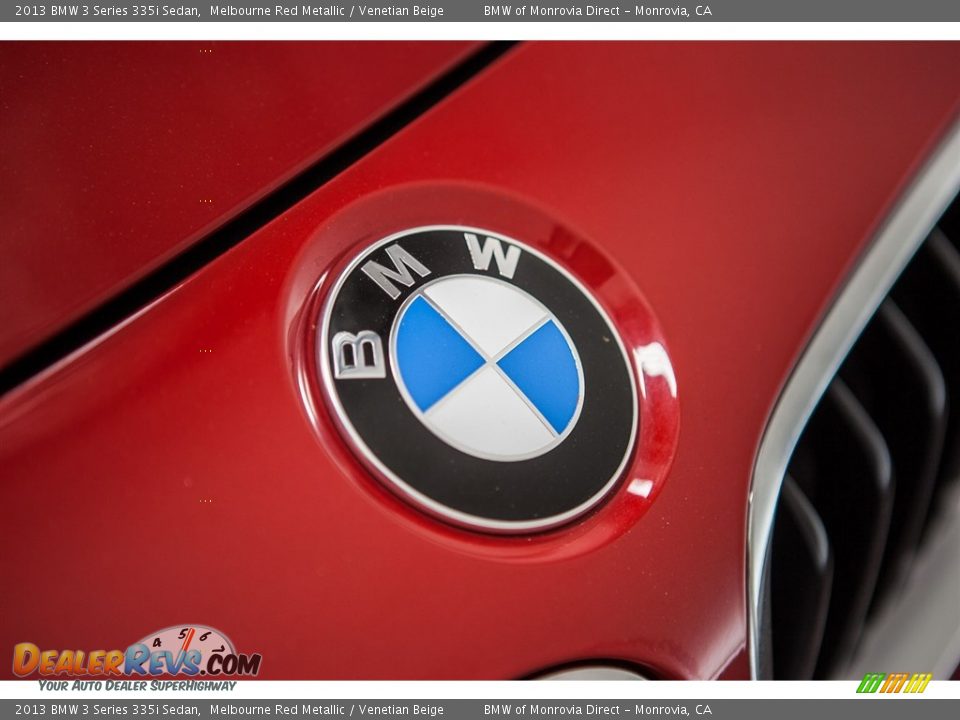 2013 BMW 3 Series 335i Sedan Melbourne Red Metallic / Venetian Beige Photo #27