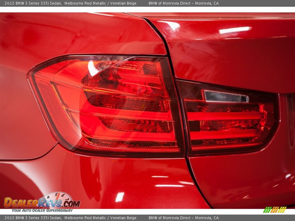 2013 BMW 3 Series 335i Sedan Melbourne Red Metallic / Venetian Beige Photo #28