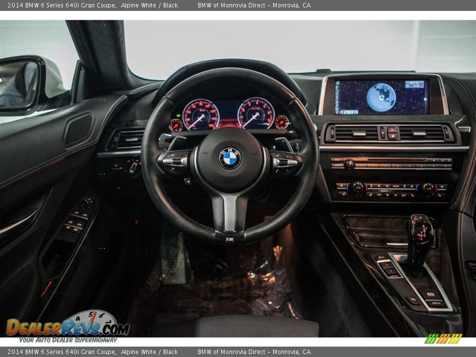 2014 BMW 6 Series 640i Gran Coupe Alpine White / Black Photo #4
