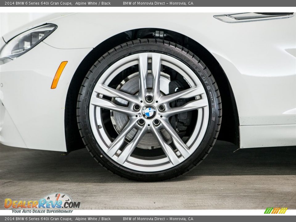 2014 BMW 6 Series 640i Gran Coupe Alpine White / Black Photo #7
