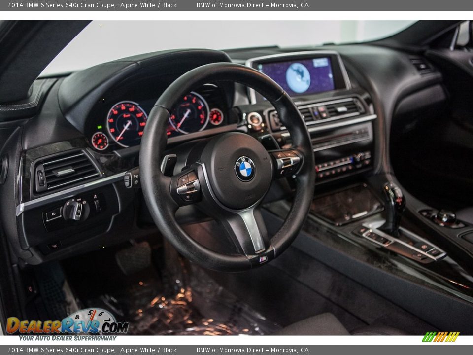 2014 BMW 6 Series 640i Gran Coupe Alpine White / Black Photo #18
