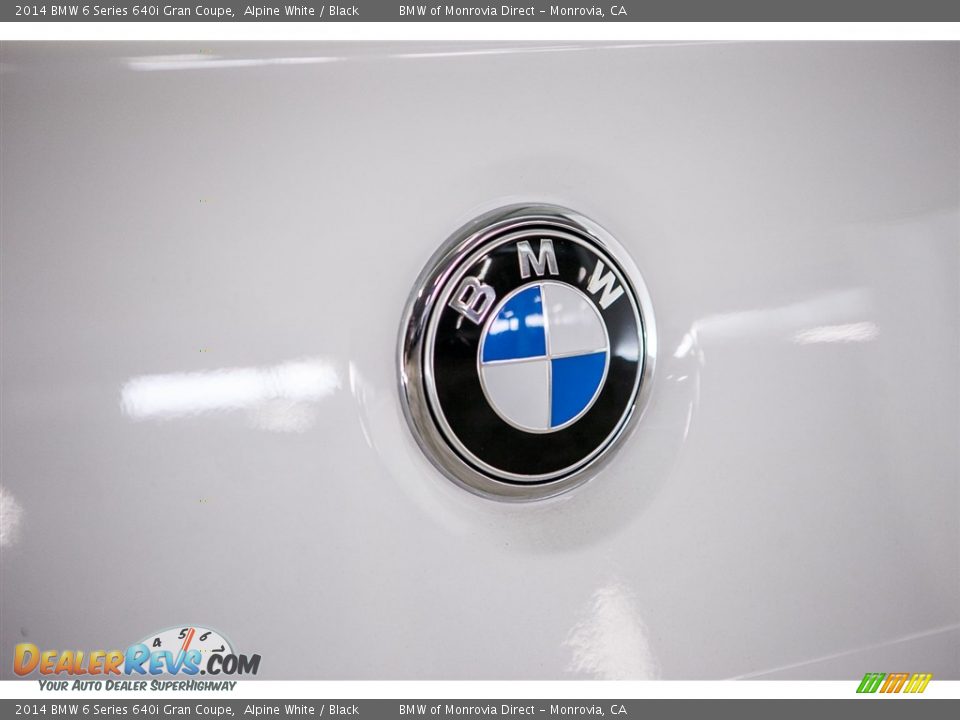 2014 BMW 6 Series 640i Gran Coupe Alpine White / Black Photo #29