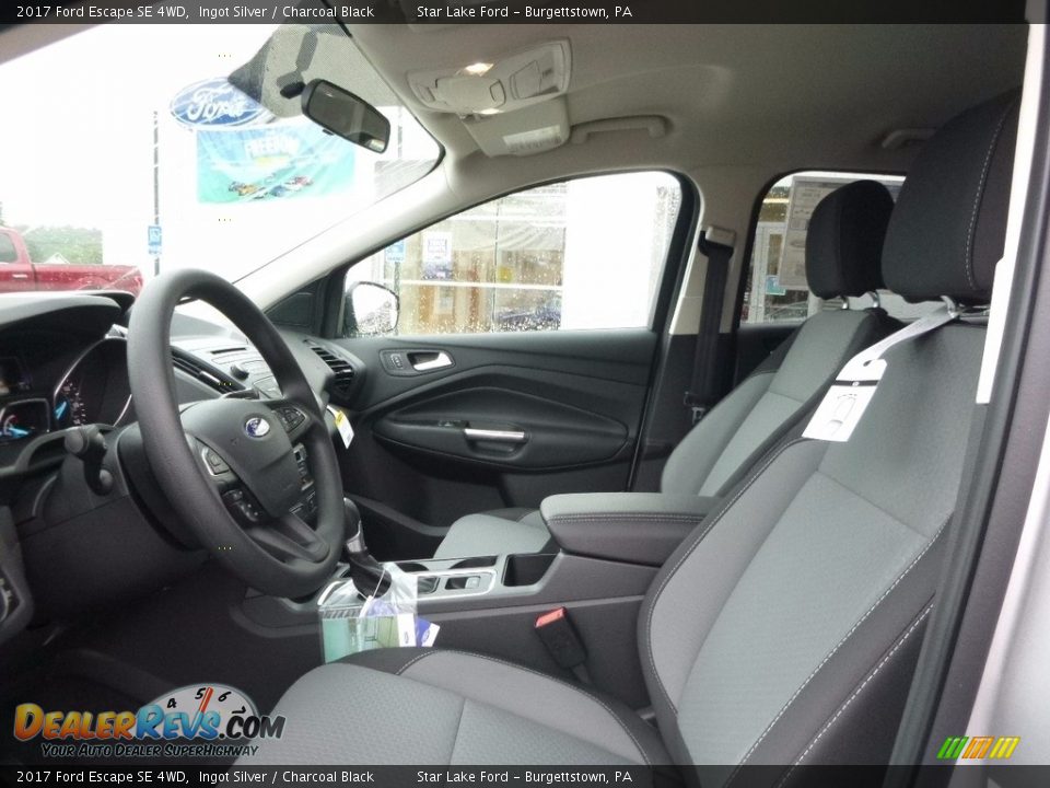 2017 Ford Escape SE 4WD Ingot Silver / Charcoal Black Photo #11