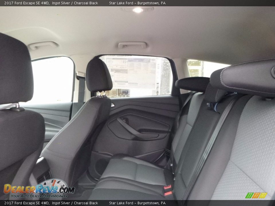 2017 Ford Escape SE 4WD Ingot Silver / Charcoal Black Photo #12