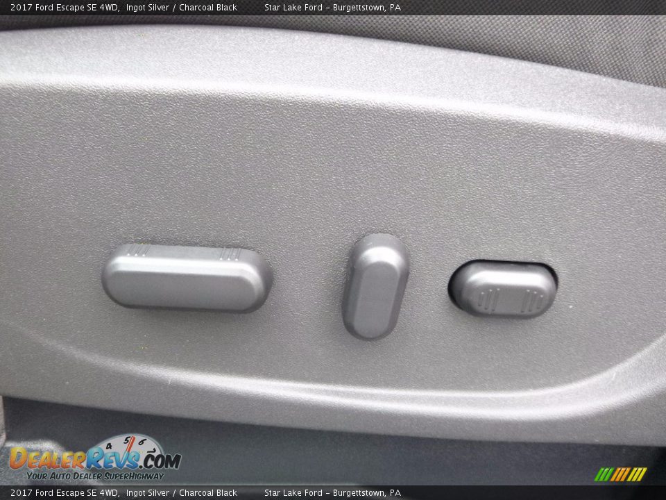 2017 Ford Escape SE 4WD Ingot Silver / Charcoal Black Photo #15