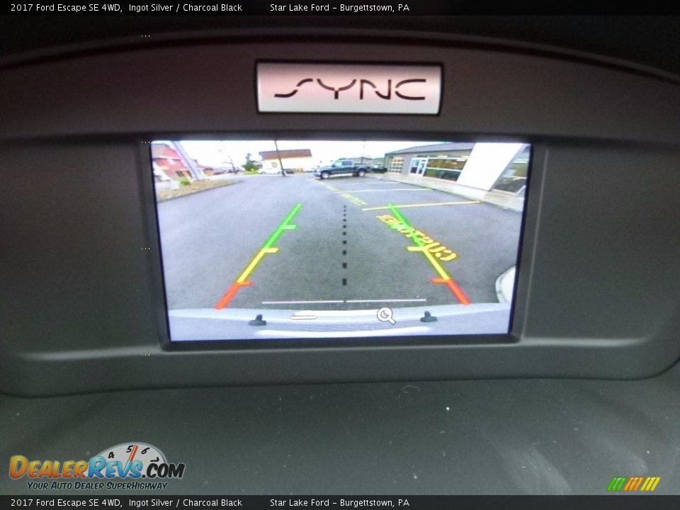 2017 Ford Escape SE 4WD Ingot Silver / Charcoal Black Photo #18