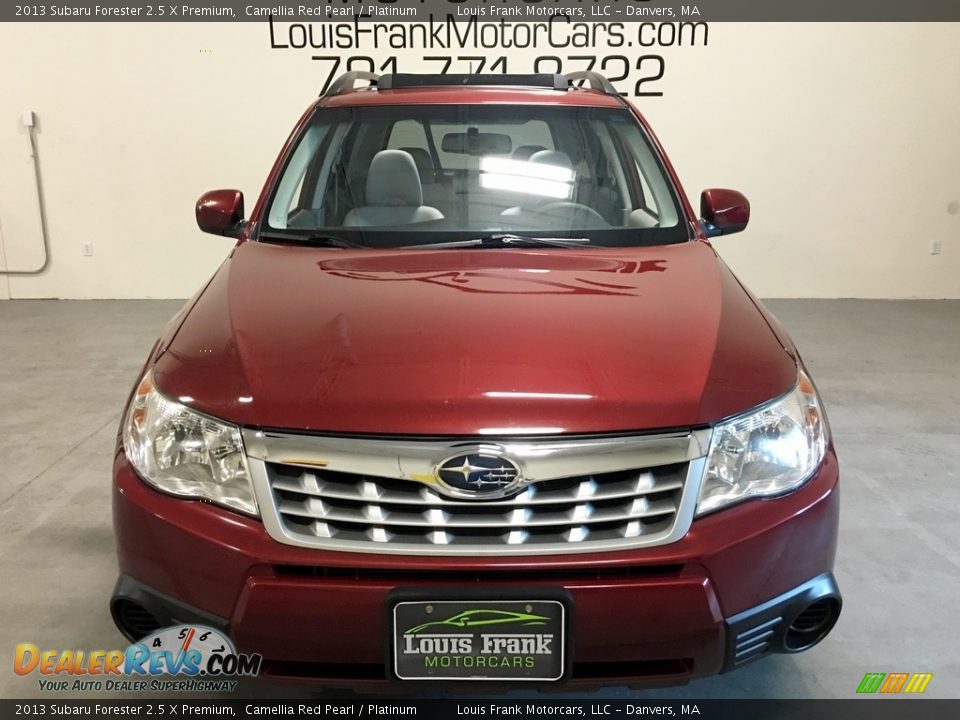 2013 Subaru Forester 2.5 X Premium Camellia Red Pearl / Platinum Photo #7