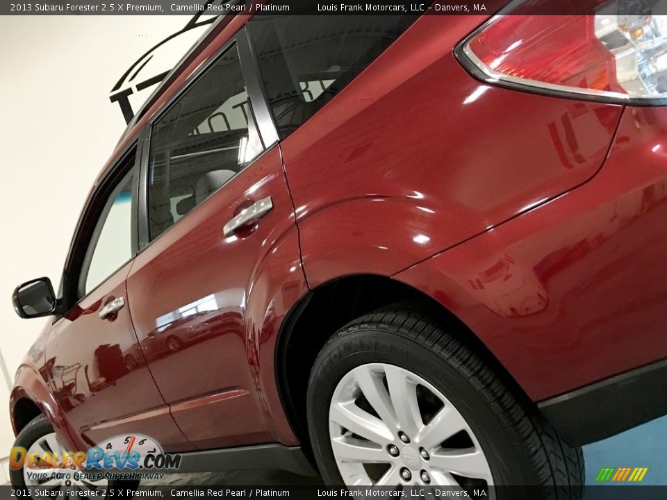 2013 Subaru Forester 2.5 X Premium Camellia Red Pearl / Platinum Photo #23