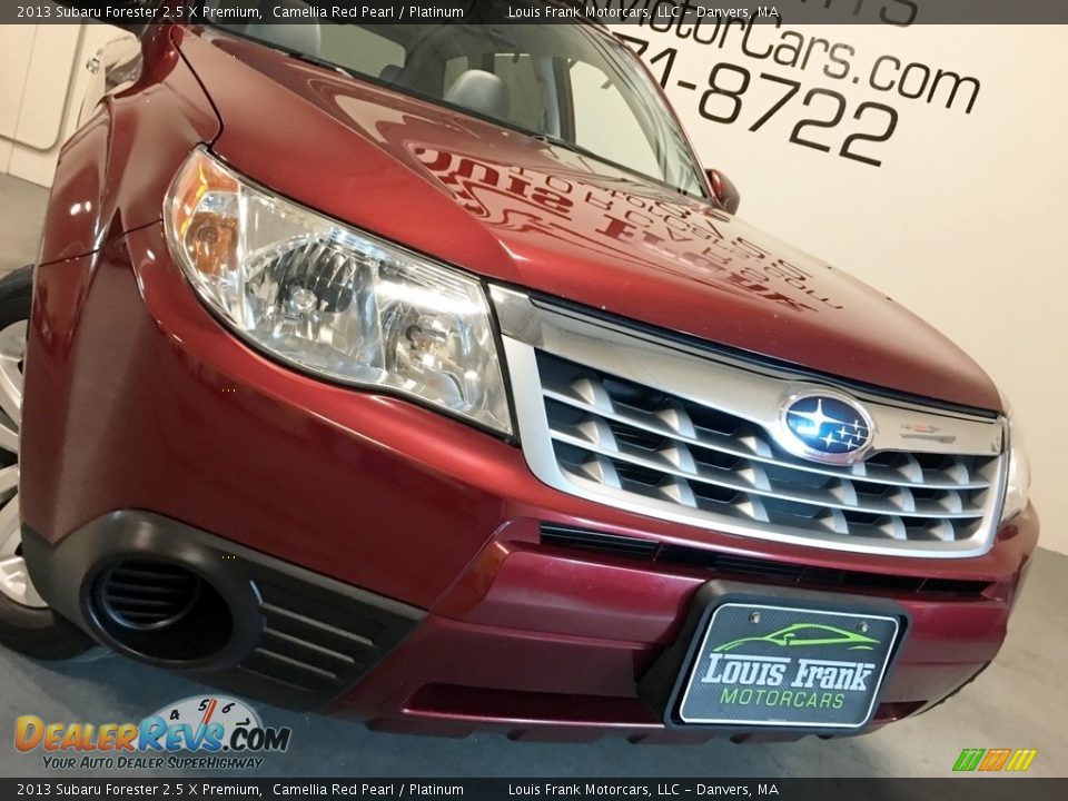 2013 Subaru Forester 2.5 X Premium Camellia Red Pearl / Platinum Photo #26