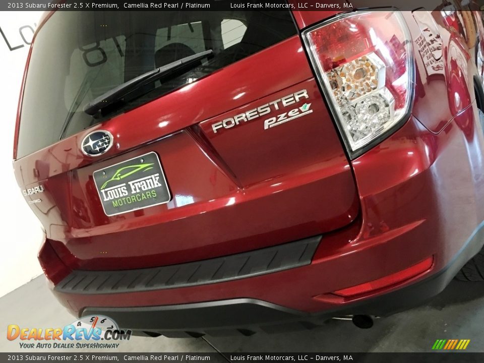 2013 Subaru Forester 2.5 X Premium Camellia Red Pearl / Platinum Photo #27