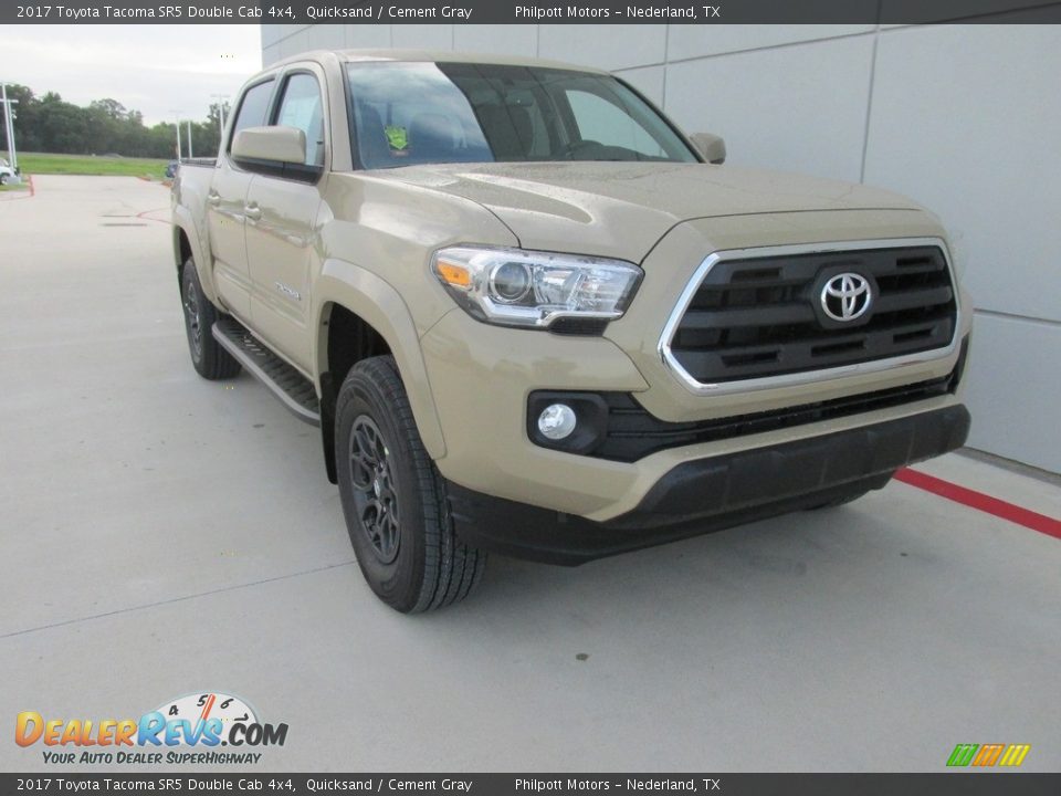 2017 Toyota Tacoma SR5 Double Cab 4x4 Quicksand / Cement Gray Photo #1