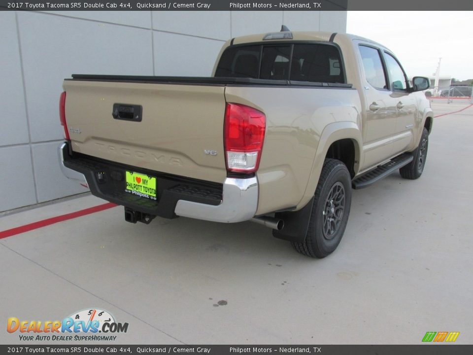 2017 Toyota Tacoma SR5 Double Cab 4x4 Quicksand / Cement Gray Photo #4