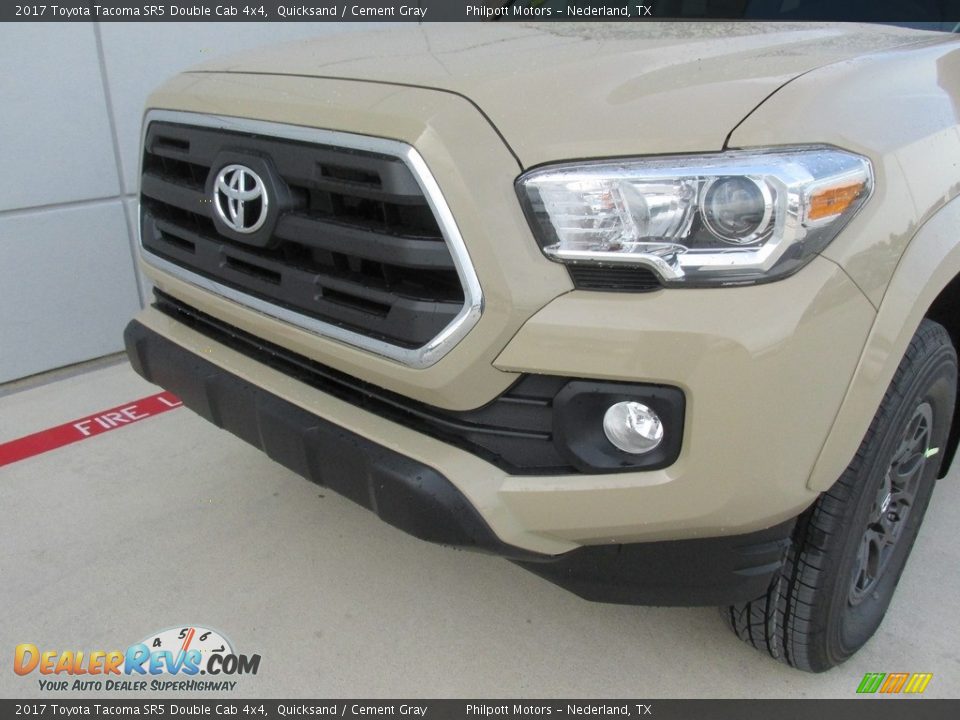 2017 Toyota Tacoma SR5 Double Cab 4x4 Quicksand / Cement Gray Photo #10