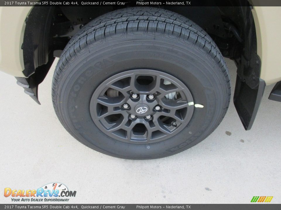 2017 Toyota Tacoma SR5 Double Cab 4x4 Quicksand / Cement Gray Photo #11