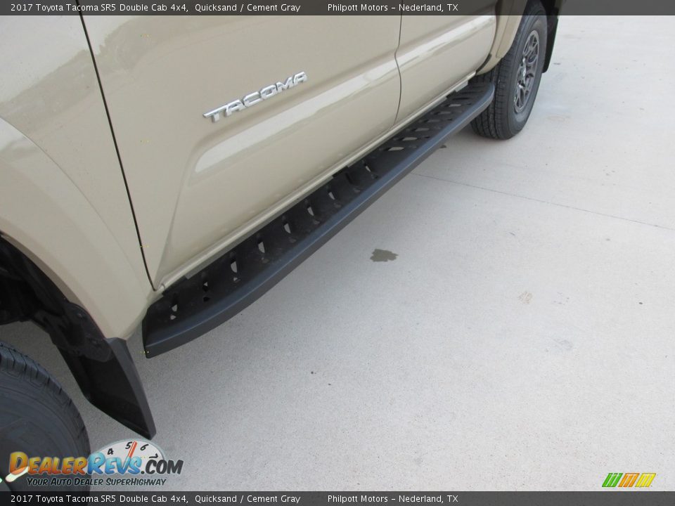 2017 Toyota Tacoma SR5 Double Cab 4x4 Quicksand / Cement Gray Photo #12