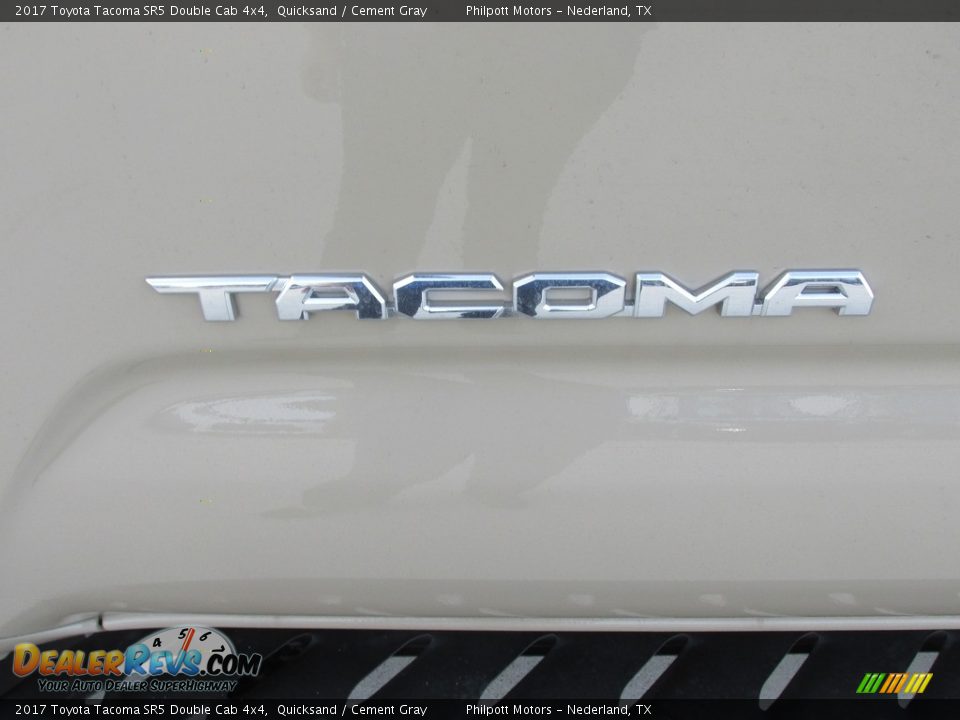 2017 Toyota Tacoma SR5 Double Cab 4x4 Quicksand / Cement Gray Photo #14
