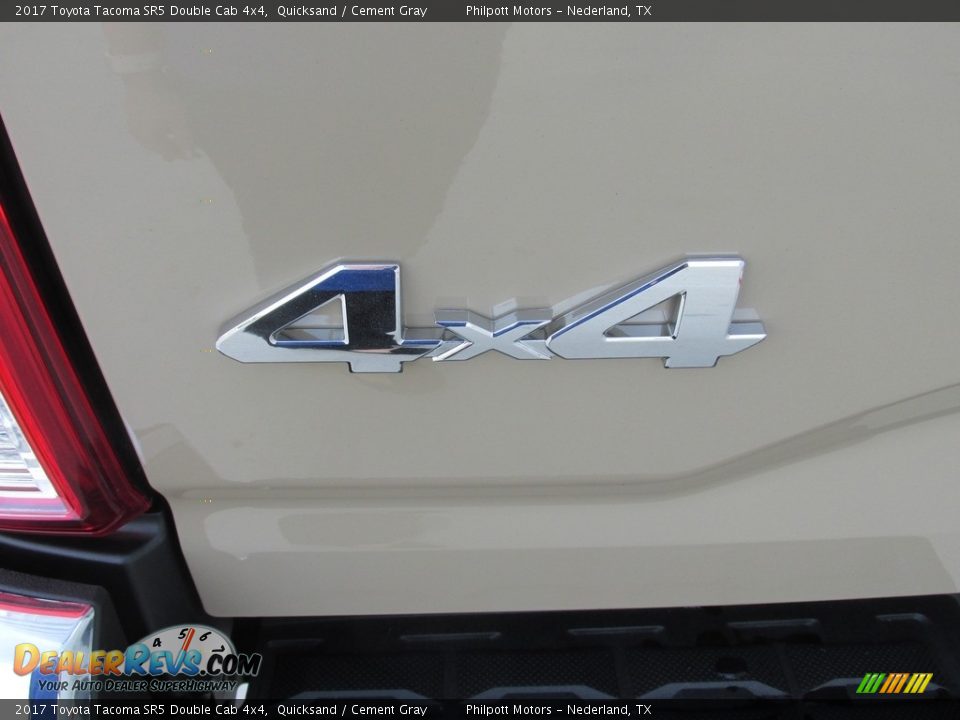 2017 Toyota Tacoma SR5 Double Cab 4x4 Quicksand / Cement Gray Photo #17