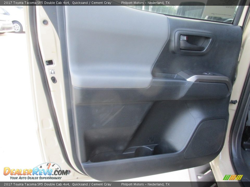 2017 Toyota Tacoma SR5 Double Cab 4x4 Quicksand / Cement Gray Photo #20
