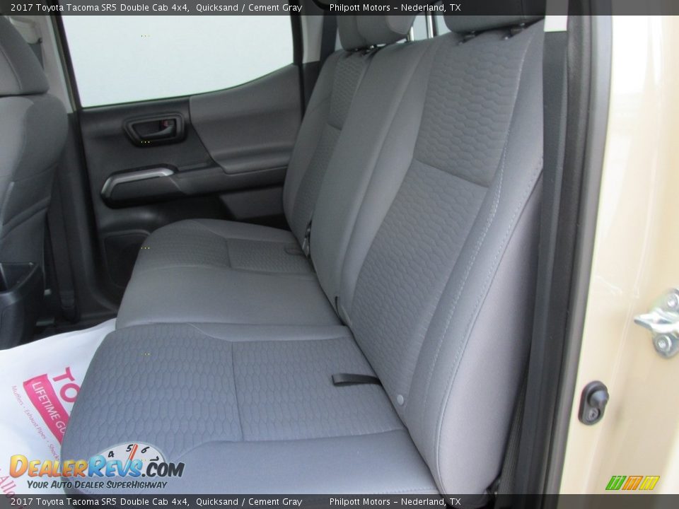 2017 Toyota Tacoma SR5 Double Cab 4x4 Quicksand / Cement Gray Photo #21