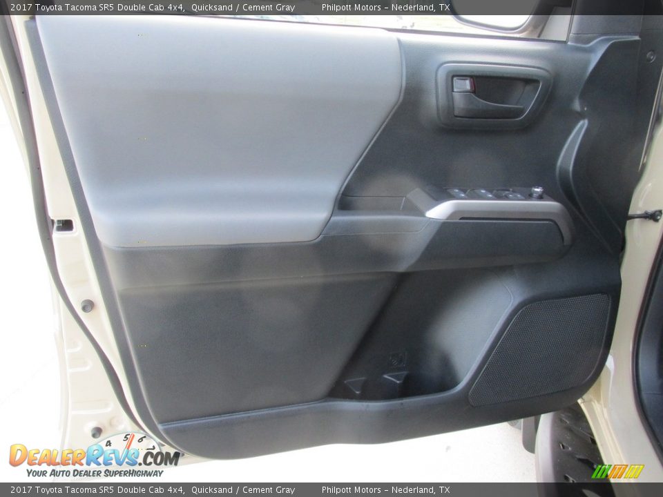 2017 Toyota Tacoma SR5 Double Cab 4x4 Quicksand / Cement Gray Photo #22