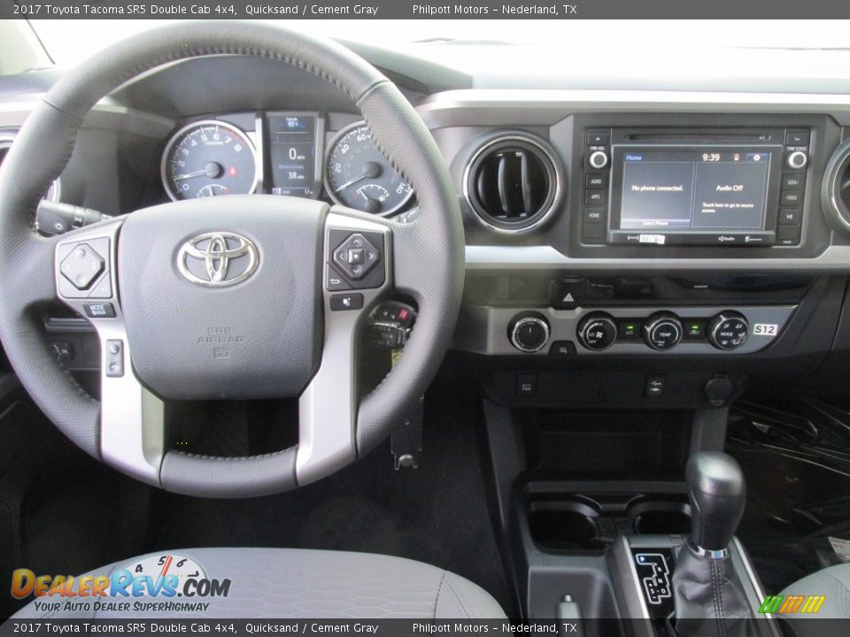 2017 Toyota Tacoma SR5 Double Cab 4x4 Quicksand / Cement Gray Photo #26