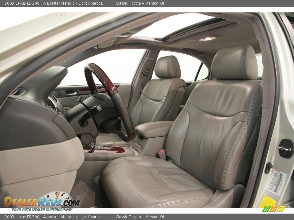 2003 Lexus ES 300 Alabaster Metallic / Light Charcoal Photo #6