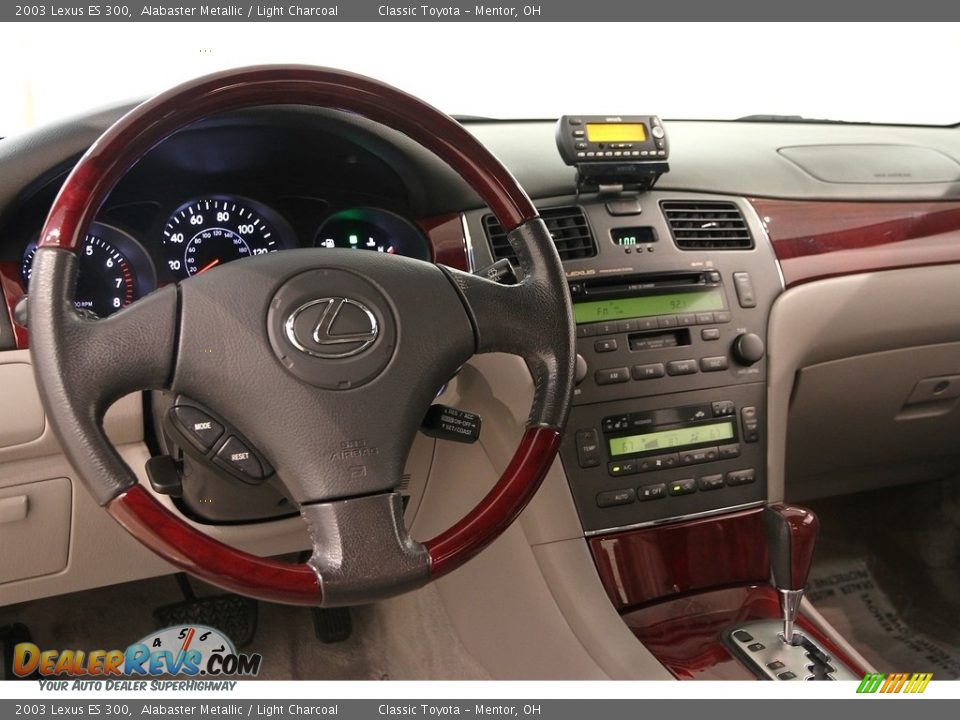 2003 Lexus ES 300 Alabaster Metallic / Light Charcoal Photo #7