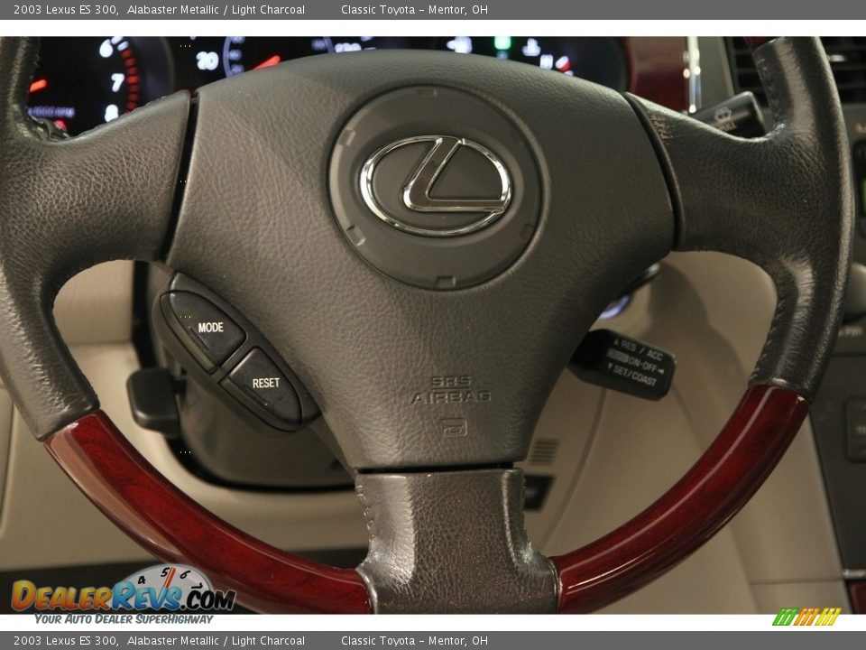 2003 Lexus ES 300 Alabaster Metallic / Light Charcoal Photo #8