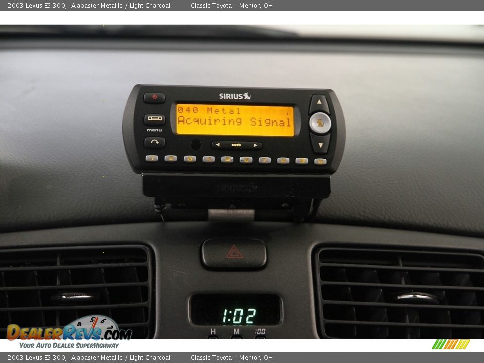 2003 Lexus ES 300 Alabaster Metallic / Light Charcoal Photo #11