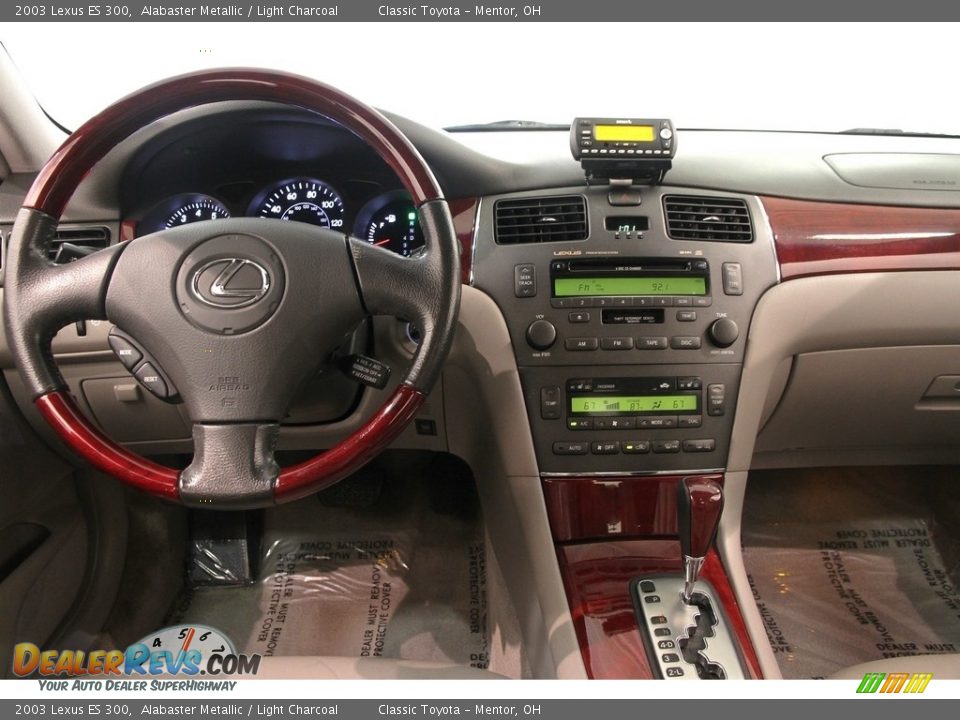 2003 Lexus ES 300 Alabaster Metallic / Light Charcoal Photo #19