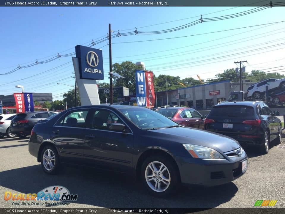 2006 Honda Accord SE Sedan Graphite Pearl / Gray Photo #1