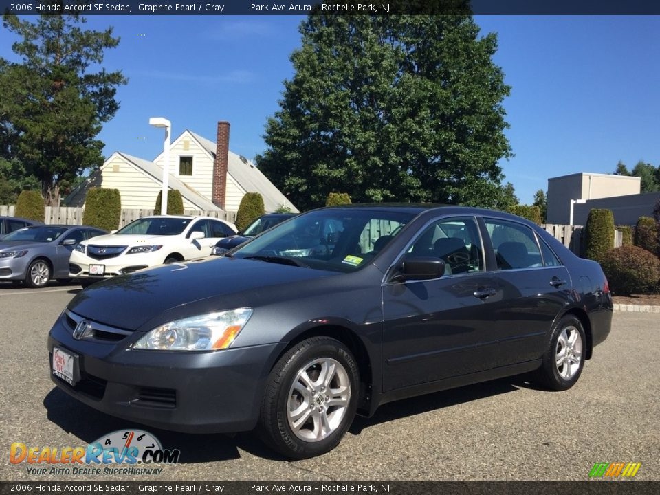 2006 Honda Accord SE Sedan Graphite Pearl / Gray Photo #7