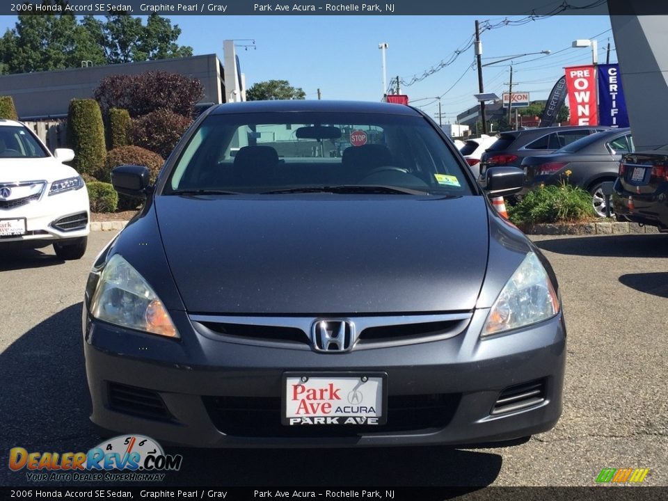 2006 Honda Accord SE Sedan Graphite Pearl / Gray Photo #8