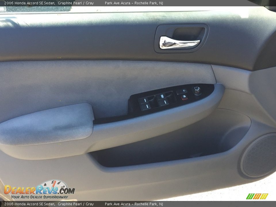 2006 Honda Accord SE Sedan Graphite Pearl / Gray Photo #9