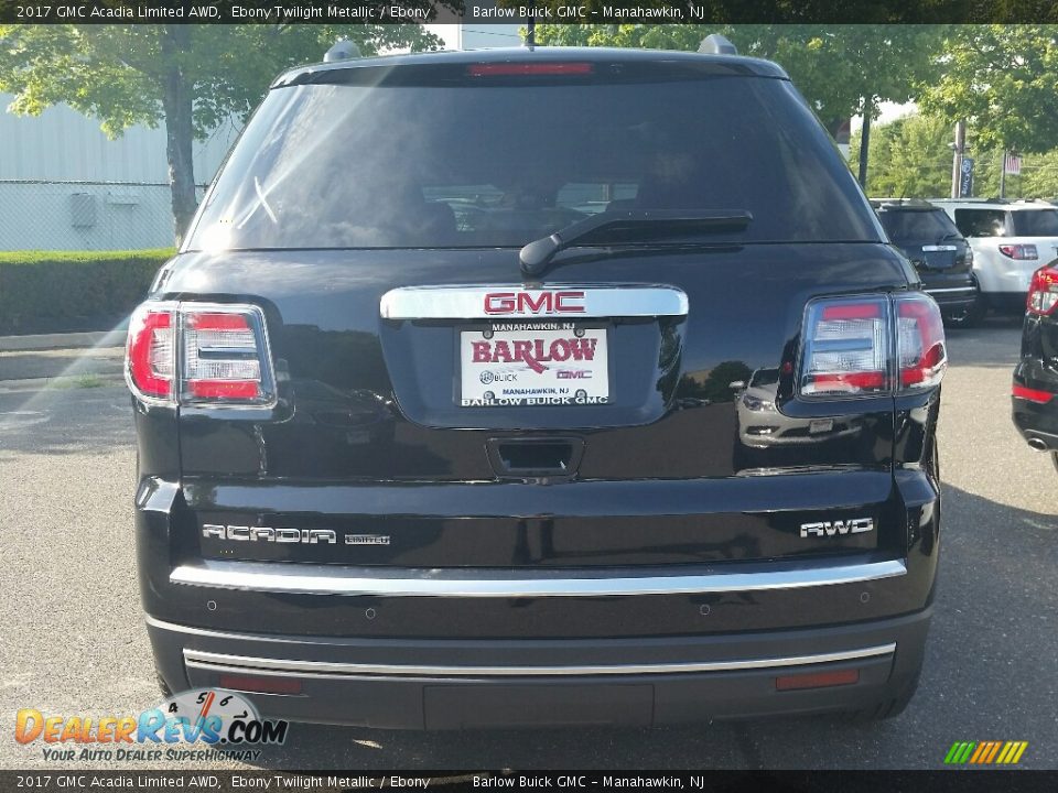 2017 GMC Acadia Limited AWD Ebony Twilight Metallic / Ebony Photo #3