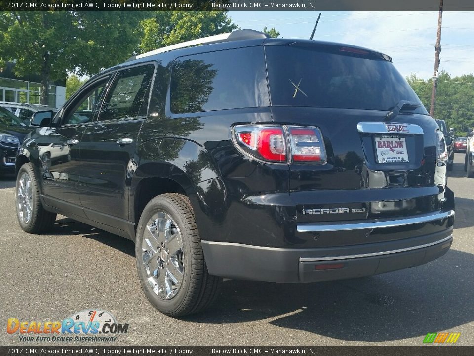 2017 GMC Acadia Limited AWD Ebony Twilight Metallic / Ebony Photo #4
