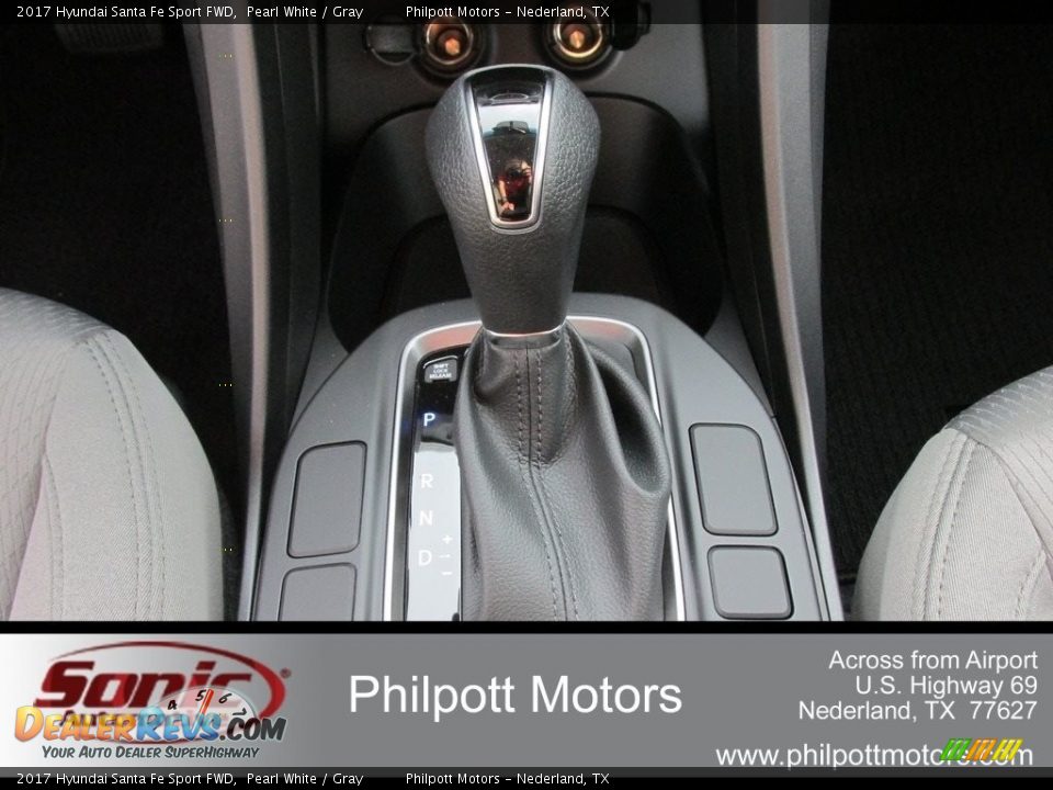 2017 Hyundai Santa Fe Sport FWD Pearl White / Gray Photo #27